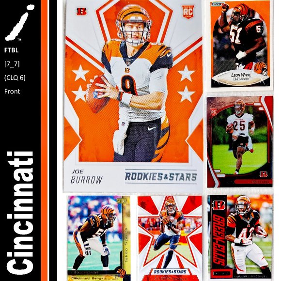 NFL Other - Cincinnati Bengals 6 Card Lot - FTBL [7_7]